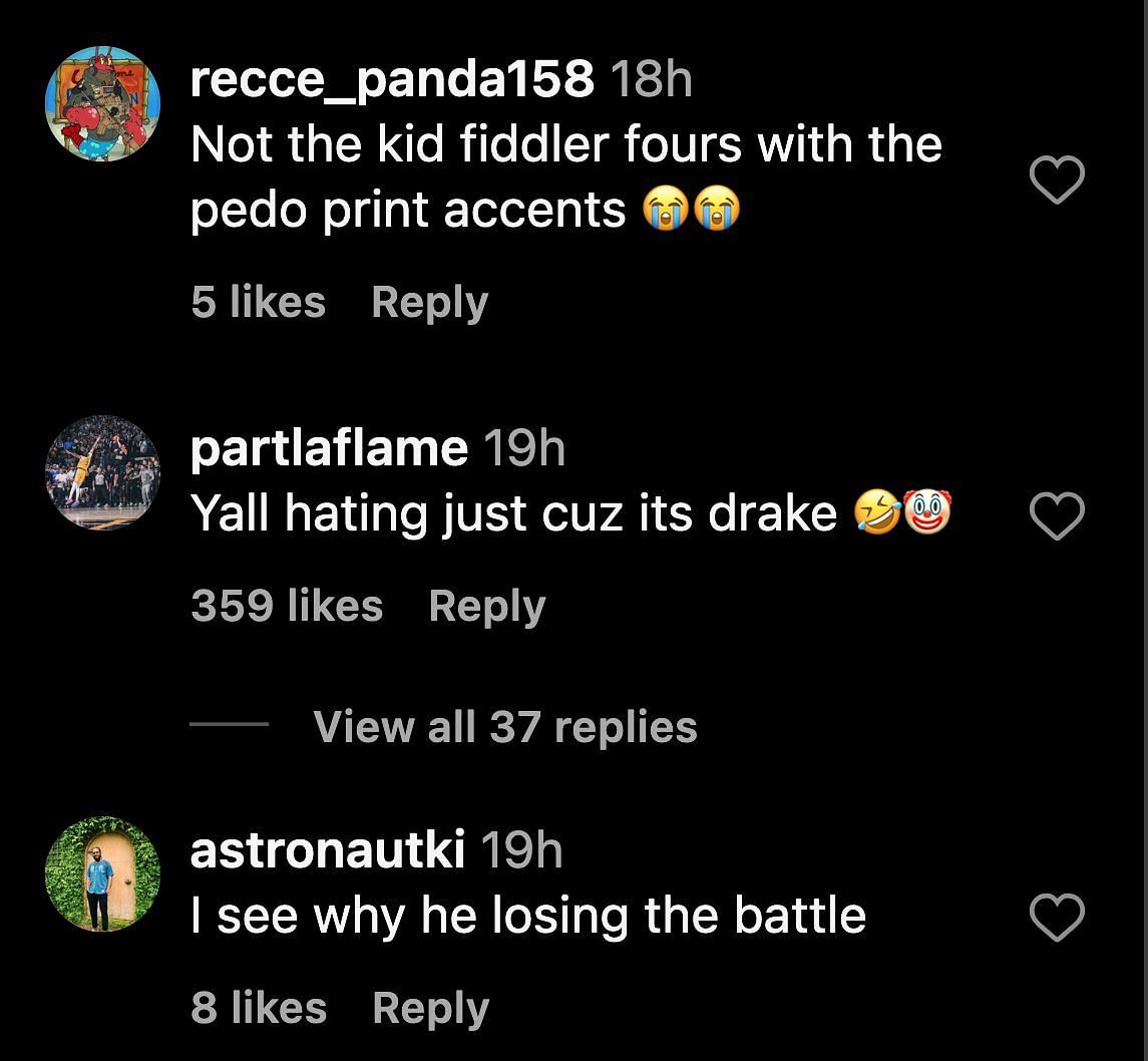 Instagram reaction No. 2